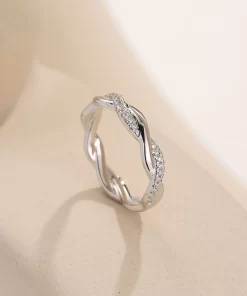 Nhẫn bạc nữ đơn giản S925