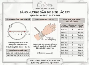 Hướng dẫn đo size lắc tay