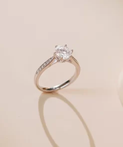 Nhẫn bạc nữ xi bạch kim 3.1