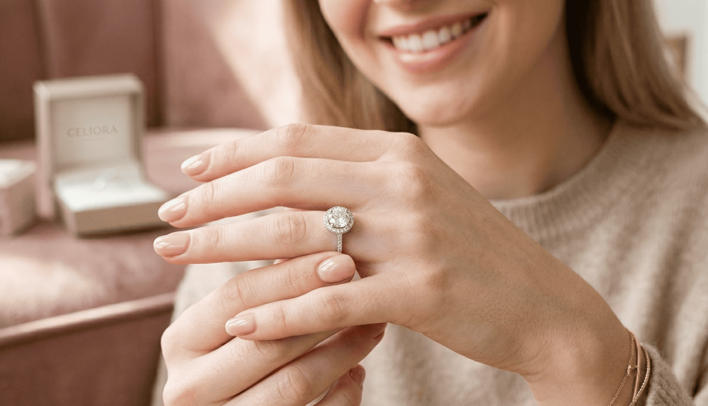 Nhẫn bạc nâng tầm vẻ đẹp phái nữ