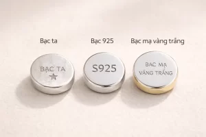 Các chất liệu bạc ảnh hưởng đến giá nhẫn bạc