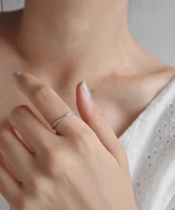 Nhẫn bạc trơn 2.1